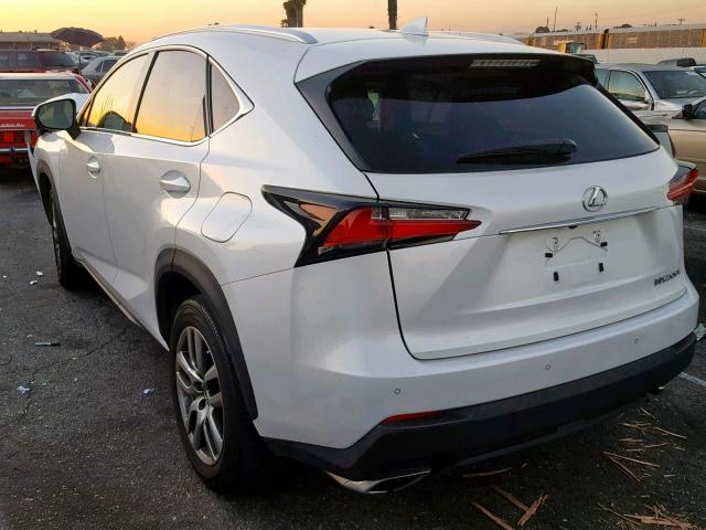 JTJYARBZ8G2046137 - 2016 LEXUS NX 200T WHITE photo 3