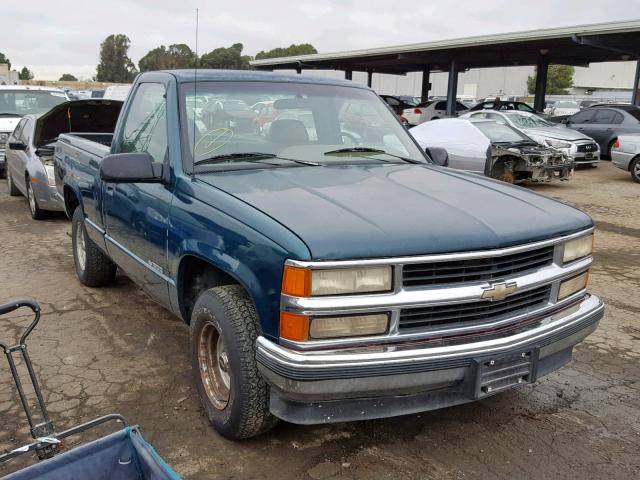 1GCEC14Z7SZ204417 - 1995 CHEVROLET C/K1500 GREEN photo 1