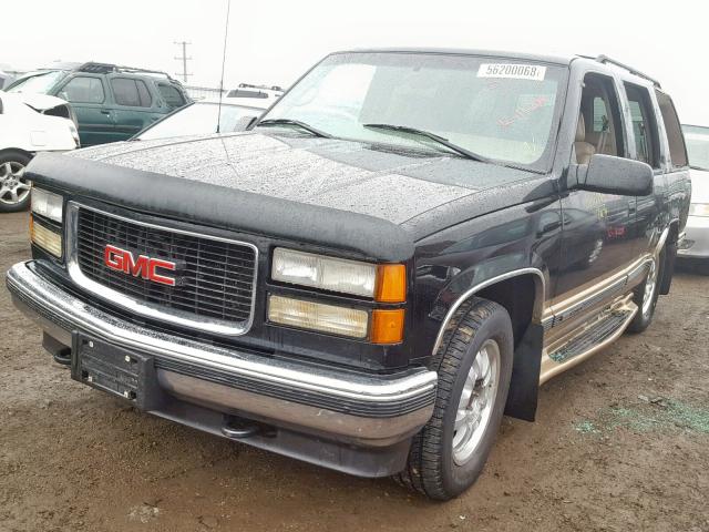 1GKEC13R3XJ788021 - 1999 GMC YUKON BLACK photo 2