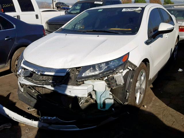 1G1RH6E48DU111384 - 2013 CHEVROLET VOLT WHITE photo 2