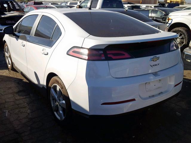 1G1RH6E48DU111384 - 2013 CHEVROLET VOLT WHITE photo 3