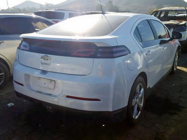 1G1RH6E48DU111384 - 2013 CHEVROLET VOLT WHITE photo 4