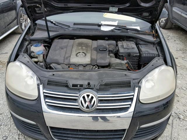 3VWEF71K17M172197 - 2007 VOLKSWAGEN JETTA WOLF BLACK photo 7