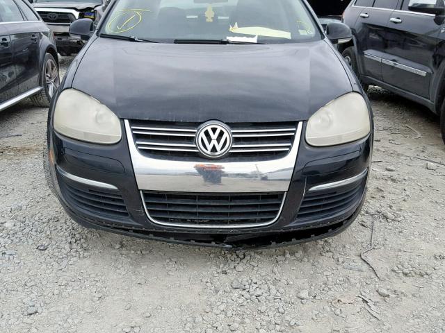 3VWEF71K17M172197 - 2007 VOLKSWAGEN JETTA WOLF BLACK photo 9