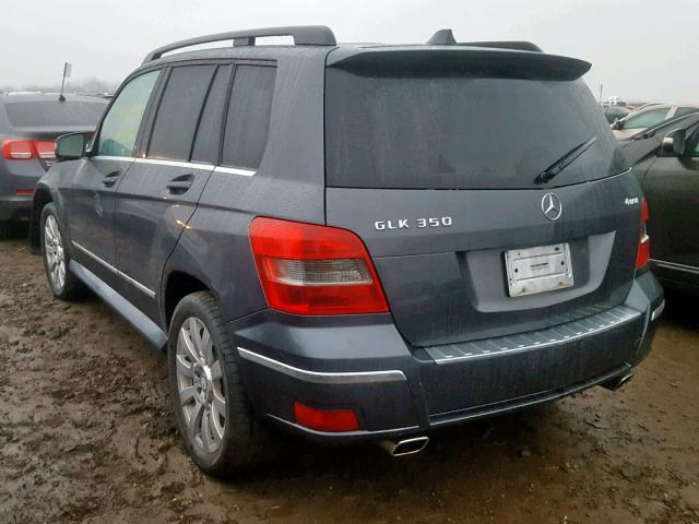 WDCGG8HB7AF437808 - 2010 MERCEDES-BENZ GLK 350 4M GRAY photo 3