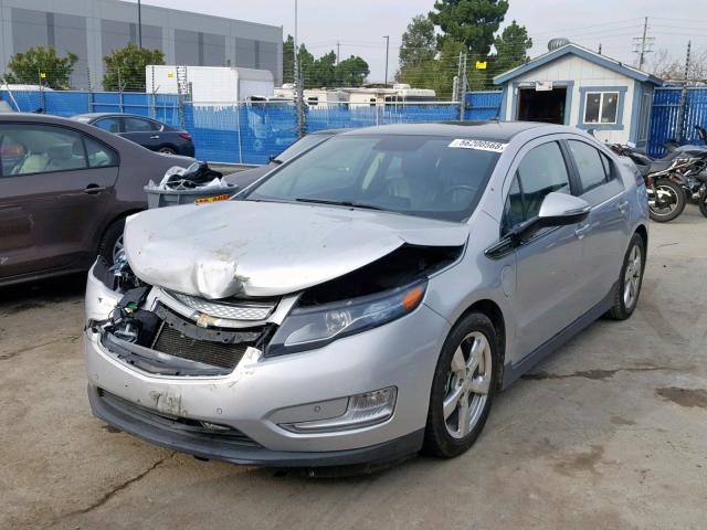 1G1RD6E42BU100471 - 2011 CHEVROLET VOLT SILVER photo 2