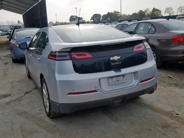 1G1RD6E42BU100471 - 2011 CHEVROLET VOLT SILVER photo 3