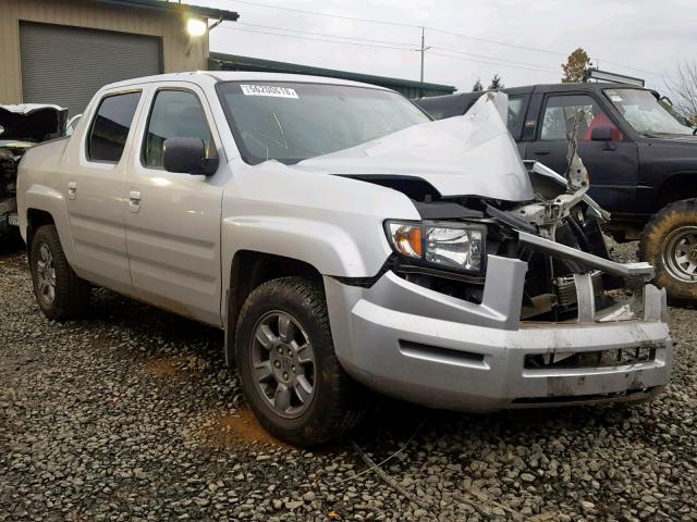 2HJYK16358H514398 - 2008 HONDA RIDGELINE SILVER photo 1