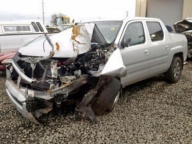 2HJYK16358H514398 - 2008 HONDA RIDGELINE SILVER photo 2