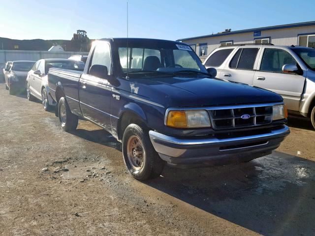 1FTCR10U5PPB07316 - 1993 FORD RANGER BLUE photo 1