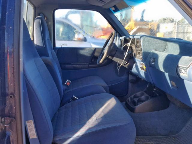 1FTCR10U5PPB07316 - 1993 FORD RANGER BLUE photo 5