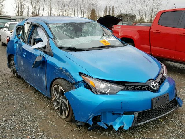 JTNKARJE7HJ549720 - 2017 TOYOTA COROLLA IM BLUE photo 1