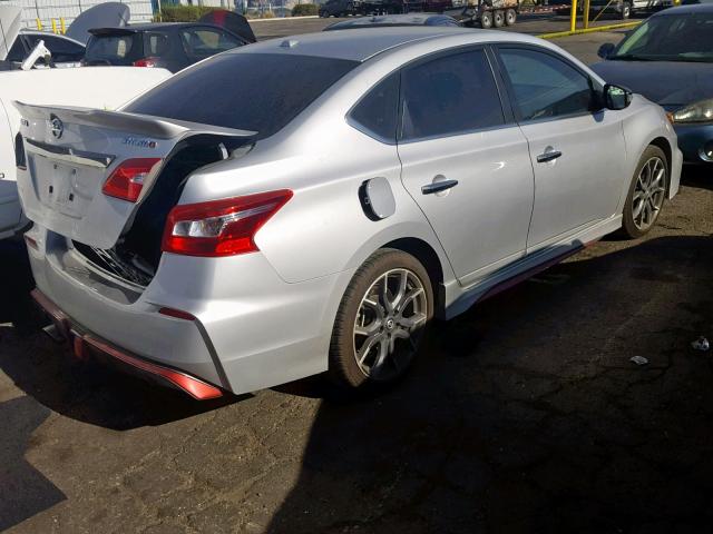 3N1CB7AP6HY254621 - 2017 NISSAN SENTRA SR SILVER photo 4