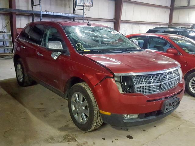 2LMDU88C37BJ25067 - 2007 LINCOLN MKX RED photo 1