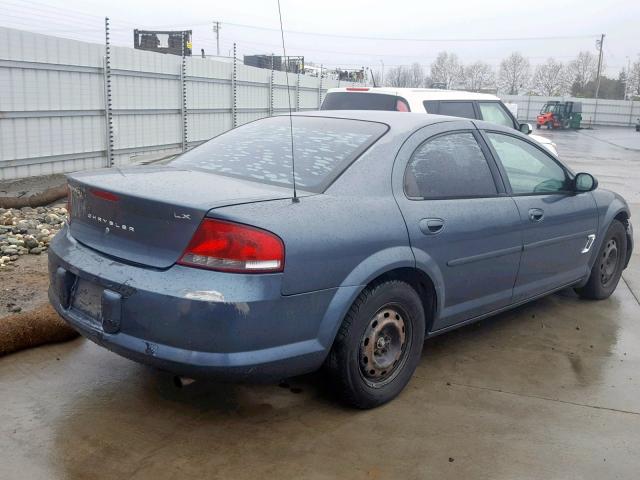 1C3EL46X02N239373 - 2002 CHRYSLER SEBRING LX GRAY photo 4