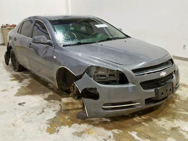 1G1ZH57B084186141 - 2008 CHEVROLET MALIBU 1LT GRAY photo 1