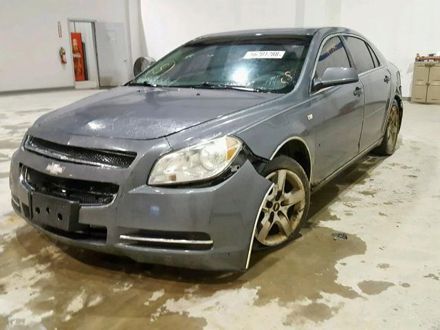 1G1ZH57B084186141 - 2008 CHEVROLET MALIBU 1LT GRAY photo 2