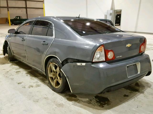 1G1ZH57B084186141 - 2008 CHEVROLET MALIBU 1LT GRAY photo 3