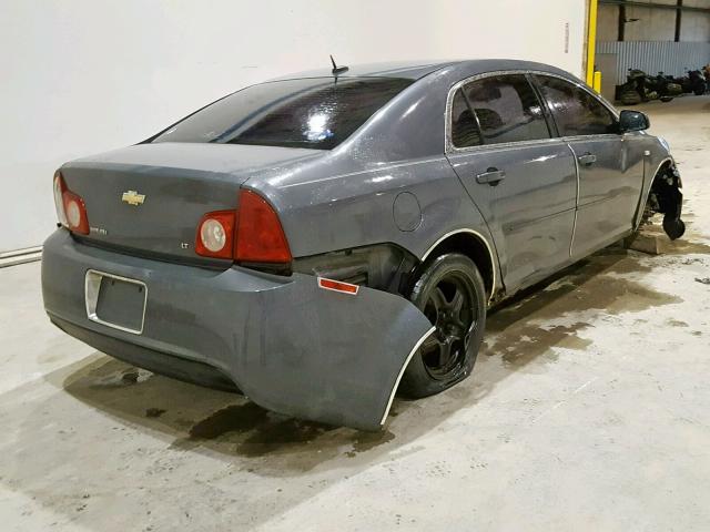 1G1ZH57B084186141 - 2008 CHEVROLET MALIBU 1LT GRAY photo 4