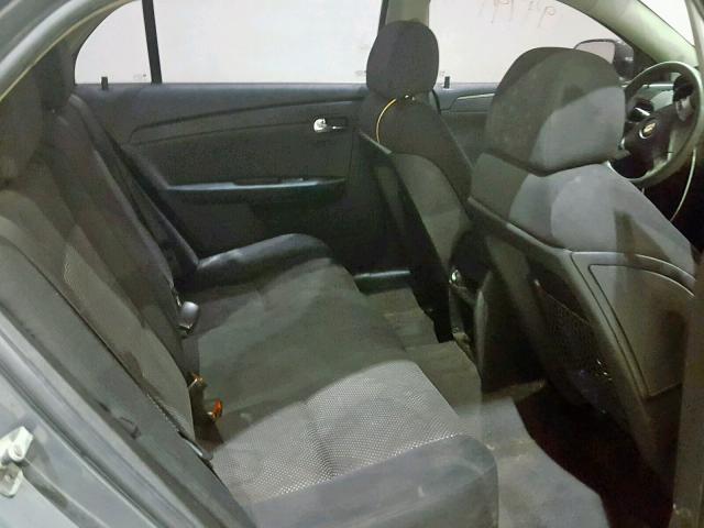 1G1ZH57B084186141 - 2008 CHEVROLET MALIBU 1LT GRAY photo 6