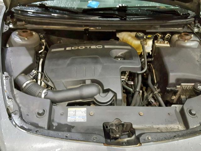 1G1ZH57B084186141 - 2008 CHEVROLET MALIBU 1LT GRAY photo 7