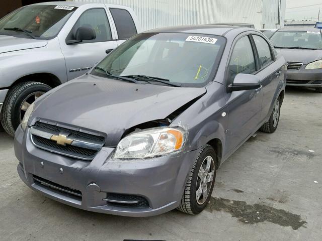 KL1TD56688B057516 - 2008 CHEVROLET AVEO BASE Grau Foto 2