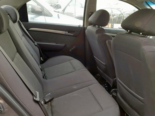 KL1TD56688B057516 - 2008 CHEVROLET AVEO BASE Grau Foto 6