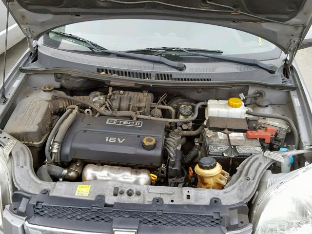 KL1TD56688B057516 - 2008 CHEVROLET AVEO BASE Grau Foto 7