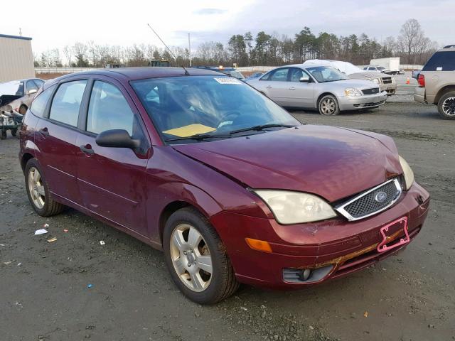 1FAFP37N97W279051 - 2007 FORD FOCUS ZX5 MAROON photo 1