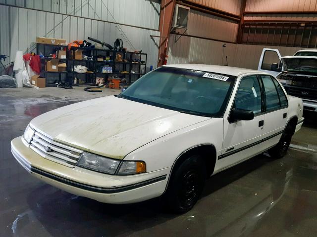 2G1WL54TXN9199695 - 1992 CHEVROLET LUMINA WHITE photo 2