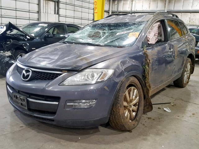 JM3TB38A680150364 - 2008 MAZDA CX-9 GRAY photo 2