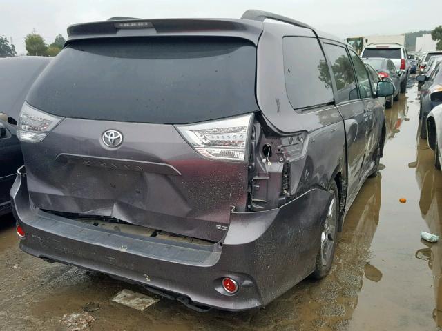 5TDXK3DC4FS675824 - 2015 TOYOTA SIENNA SPO SILVER photo 4