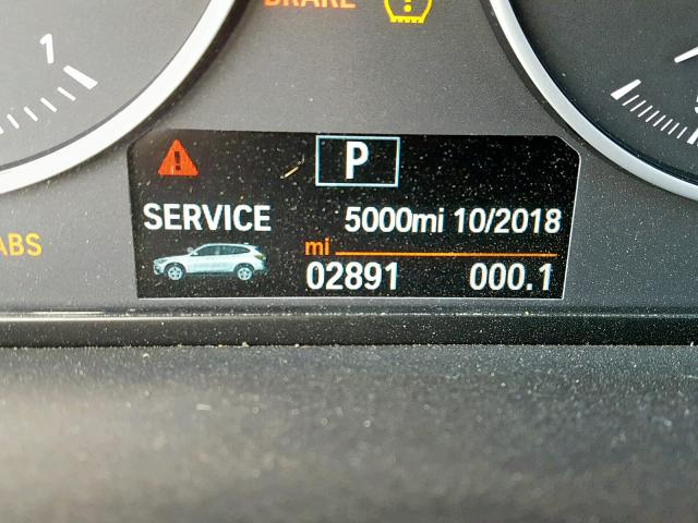 WBXHT3C39J5F91795 - 2018 BMW X1 XDRIVE2 GRAY photo 8