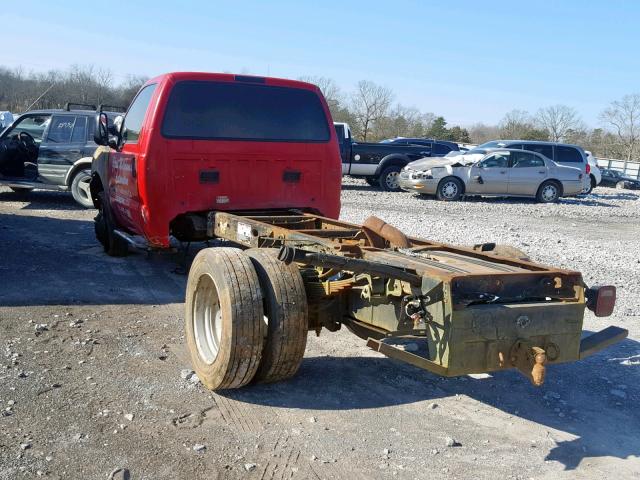 1FDAF56F6XEE50692 - 1999 FORD F550 SUPER RED photo 3