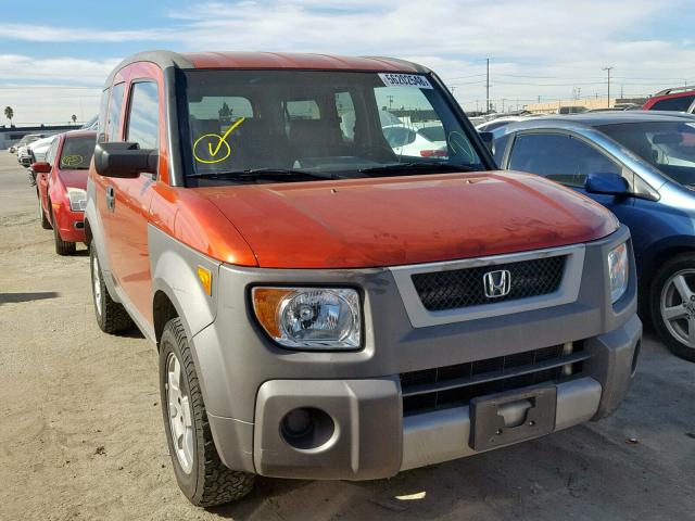 5J6YH28554L000257 - 2004 HONDA ELEMENT EX ORANGE photo 1