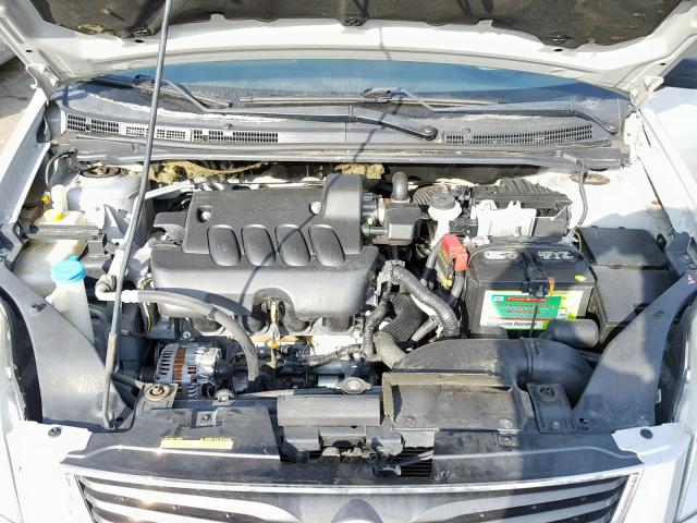 3N1AB6AP0BL638643 - 2011 NISSAN SENTRA 2.0 SILVER photo 7