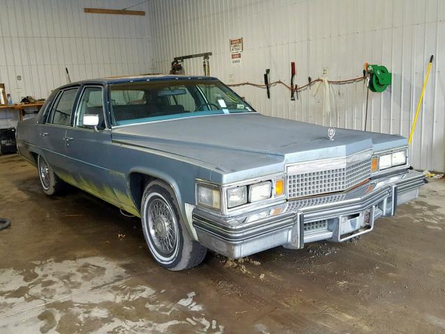 6B69S99199495 - 1979 CADILLAC FLEETWOO BLUE photo 1