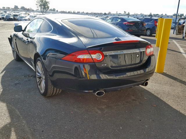 SAJWA4FBXBLB42661 - 2011 JAGUAR XK BLACK photo 3