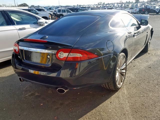 SAJWA4FBXBLB42661 - 2011 JAGUAR XK BLACK photo 4