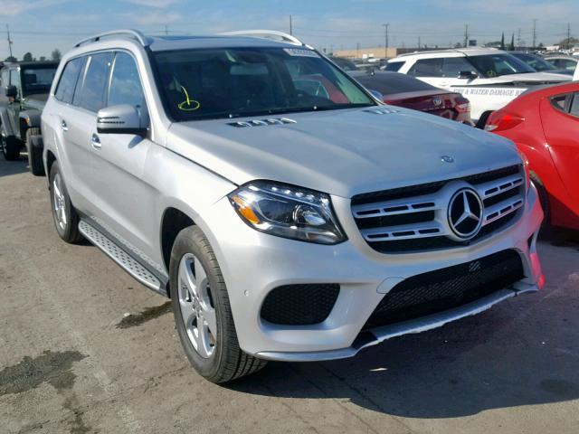 4JGDF6EE1HA746322 - 2017 MERCEDES-BENZ GLS 450 4M SILVER photo 1