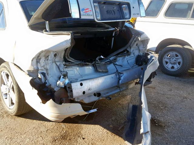 1LNHM87A66Y628817 - 2006 LINCOLN LS CREAM photo 9