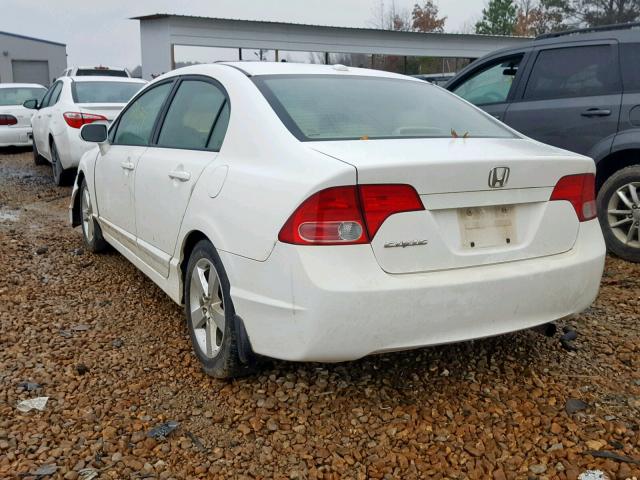 1HGFA16918L030834 - 2008 HONDA CIVIC EXL WHITE photo 3