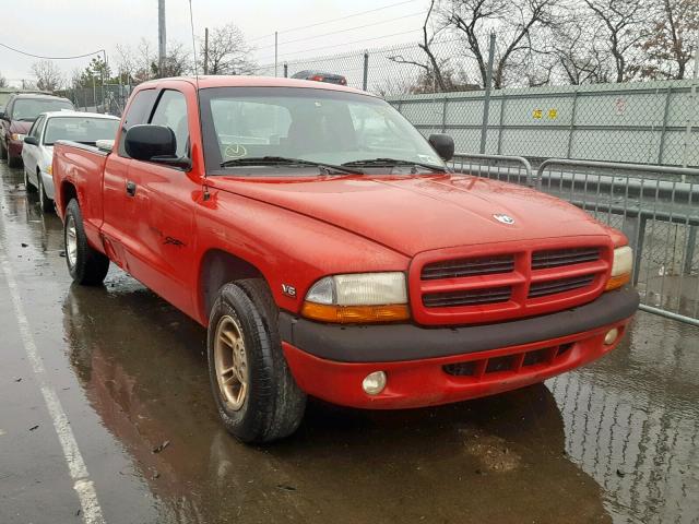 1B7GL22X6YS646333 - 2000 DODGE DAKOTA RED photo 1