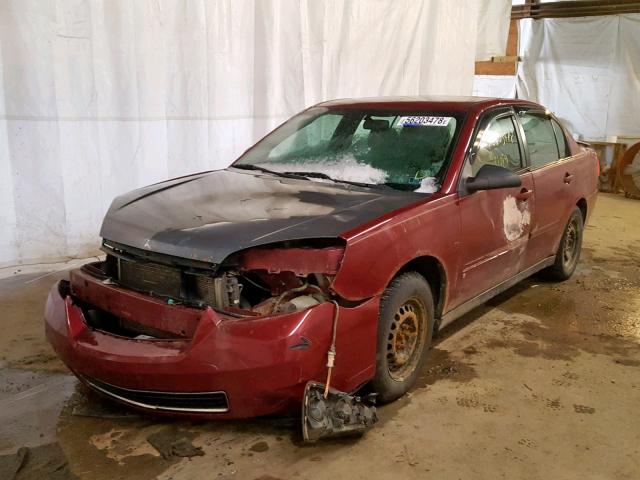 1G1ZS58F07F288867 - 2007 CHEVROLET MALIBU LS 栗色 照片 2