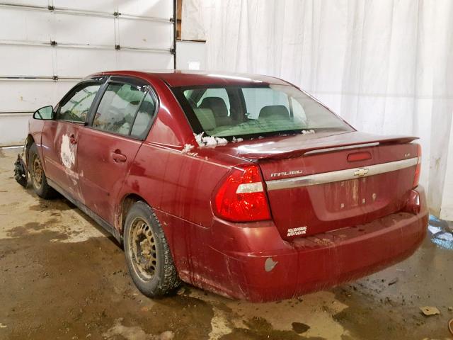 1G1ZS58F07F288867 - 2007 CHEVROLET MALIBU LS 栗色 照片 3
