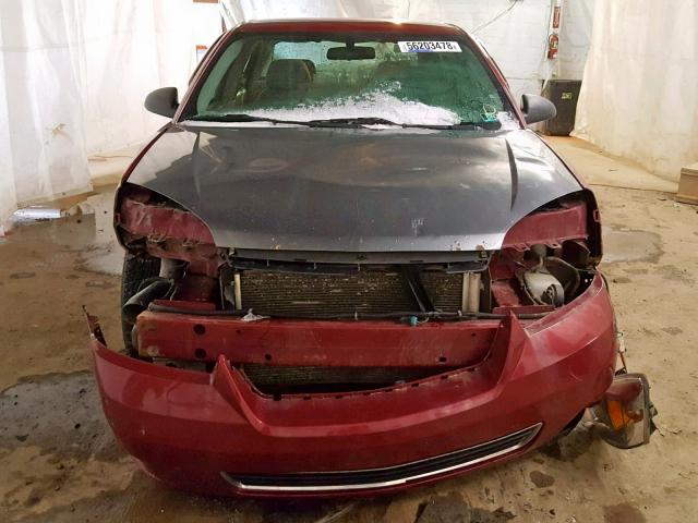 1G1ZS58F07F288867 - 2007 CHEVROLET MALIBU LS 栗色 照片 9