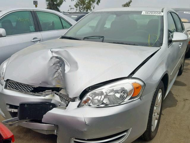 2G1WB5E37G1150991 - 2016 CHEVROLET IMPALA LIM SILVER photo 2