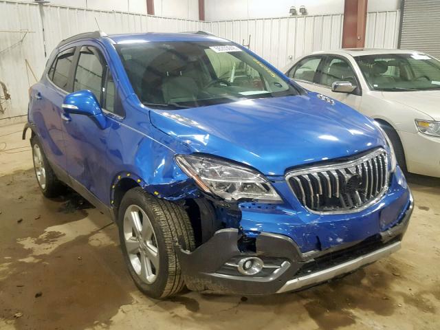 KL4CJCSB1FB178212 - 2015 BUICK ENCORE BLUE photo 1