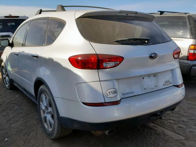 4S4WX85C164425859 - 2006 SUBARU B9 TRIBECA WHITE photo 3