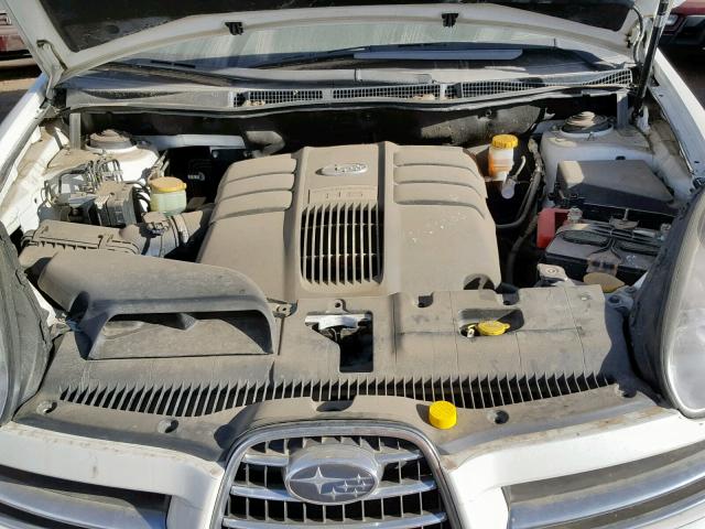 4S4WX85C164425859 - 2006 SUBARU B9 TRIBECA WHITE photo 7